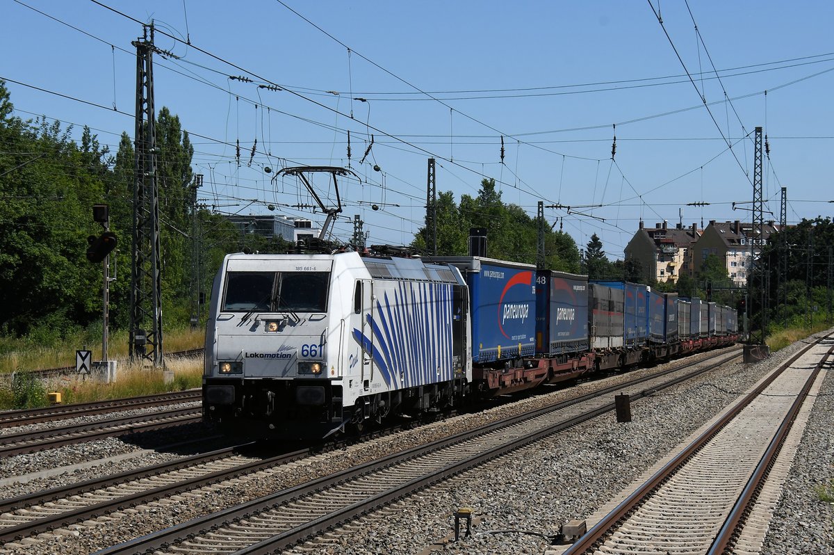 185 661 am 01.07.18 am Münchner Heimeranplatz