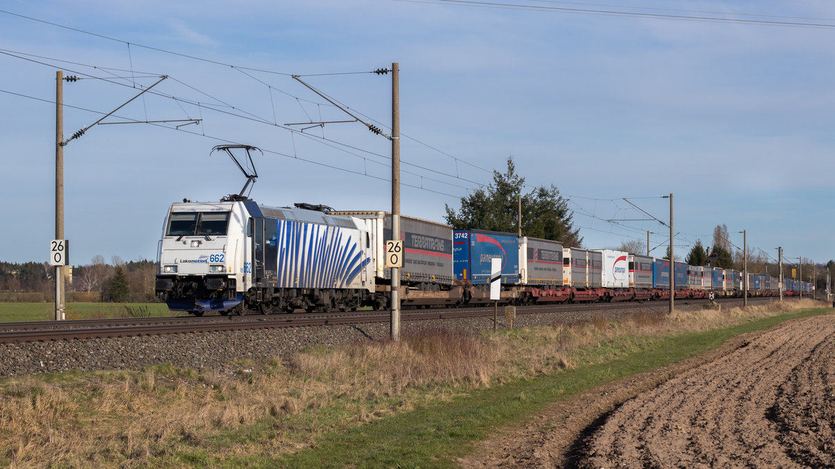 185 662-4 - Laubenzedel 15.03.20 - Ein Zebra in Bayern...