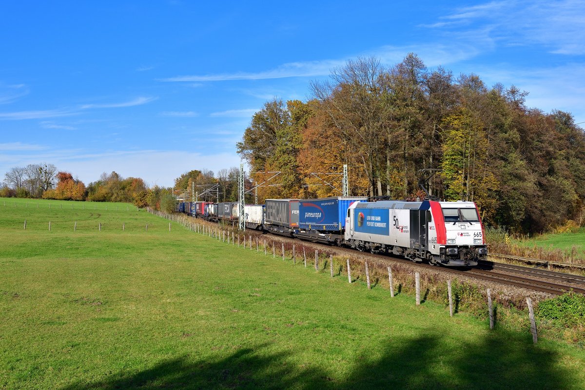 185 665 mit DGS 43119 am 31.10.2020 bei Vogl.