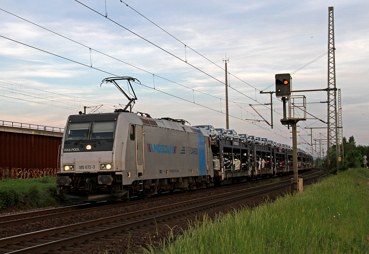 185 672 bei Porz Wahn am 17.05.2017