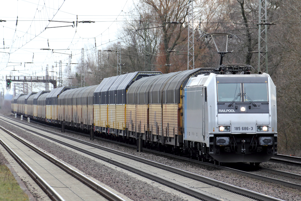 185 686-3 in Dedensen-Gümmer 15.2.2014