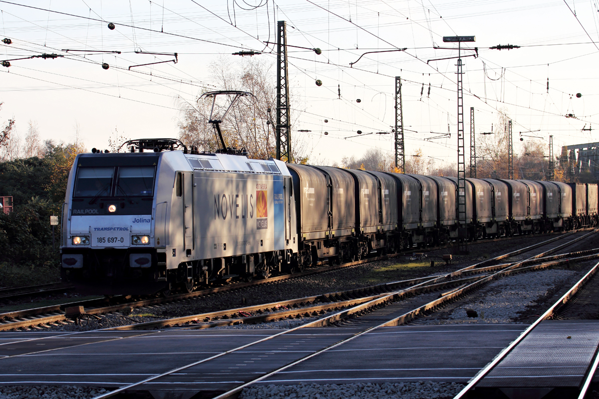 185 697-0  Jolina  in Recklinghausen-Süd 22.11.2014 