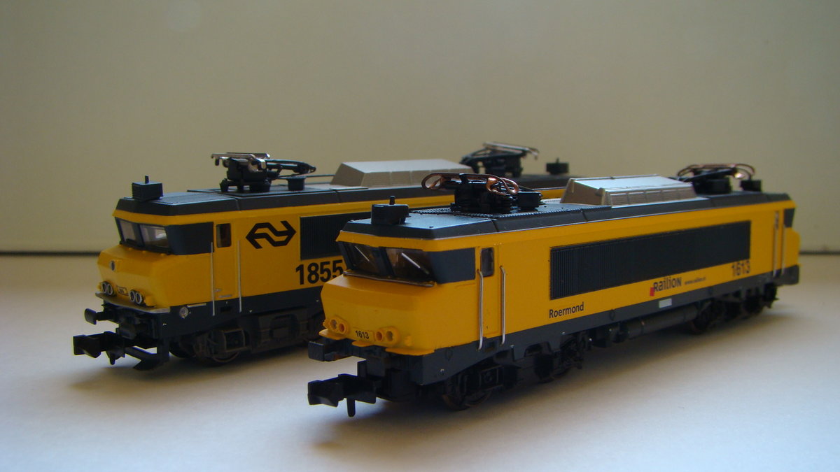 1855 und 1613 der NL von Minitrix und Fleischmann Epoche V