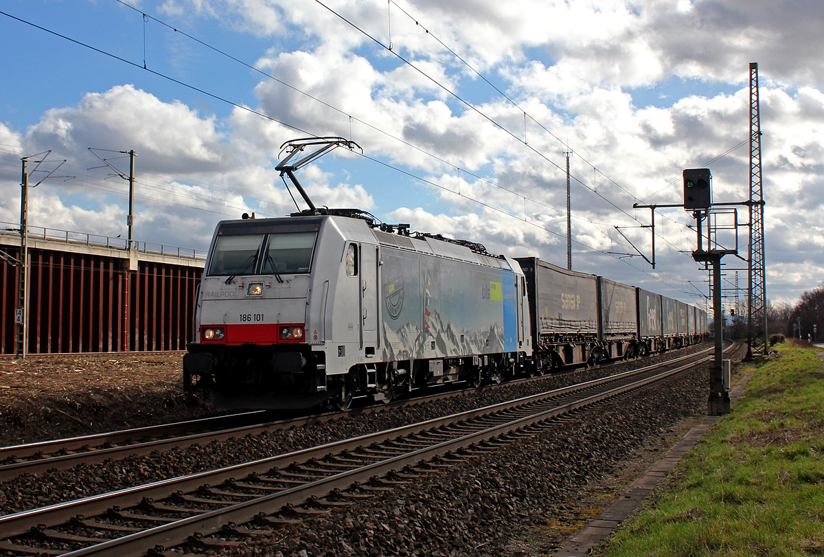 186 101 bei Porz Wahn am 11.02.2014