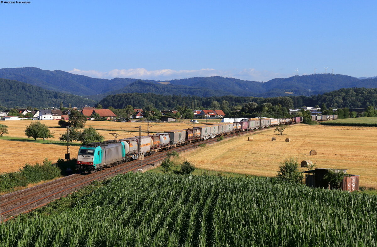 186 213-5 mit dem DGS **** bei Kollmarsreute 8.7.22