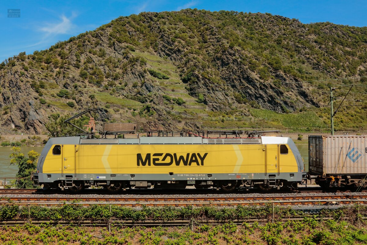 186 224 MEDWAY am Rhein in Oberwesel, August 2025.