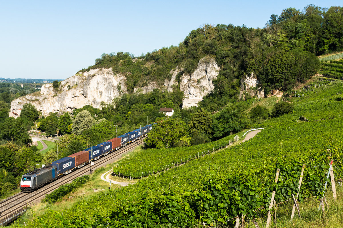 186 251 beim Isteiner Klotz auf der Fahrt nach Basel. 01.07.2020