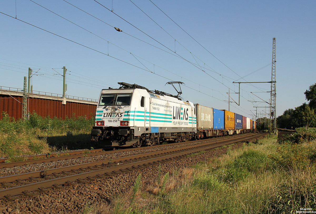 186 258 bei Porz Wahn am 05.08.2020