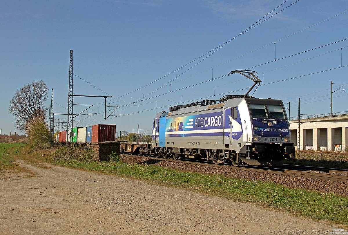 186 297 bei Porz Wahn am 04.04.2020