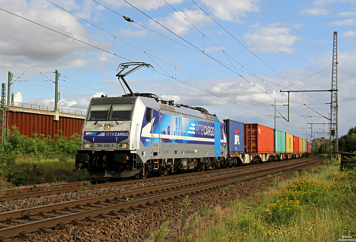 186 426 bei Porz Wahn am 23.08.2020