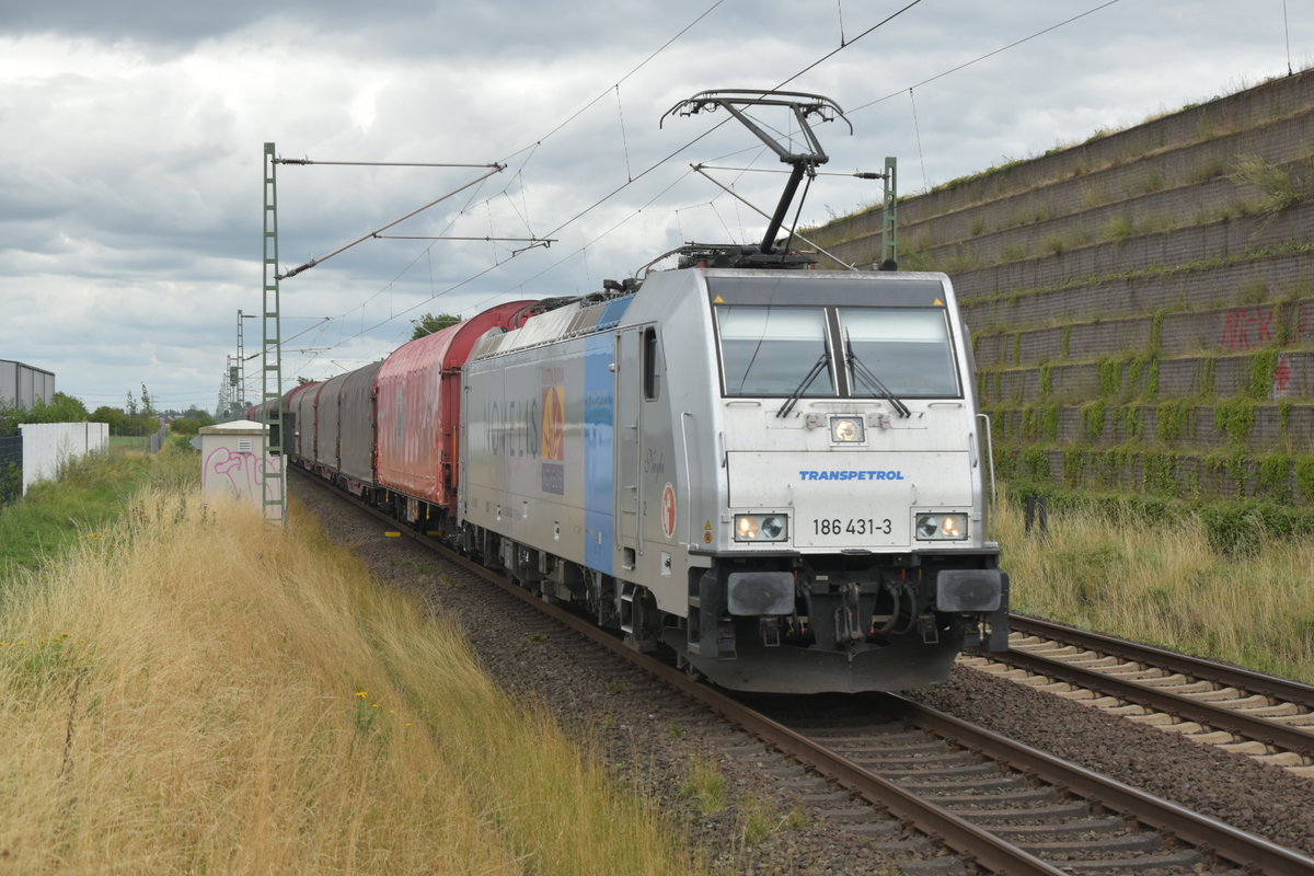 186 431-3 mit dem Northeimer in Allerheiligen. 23,7,2017