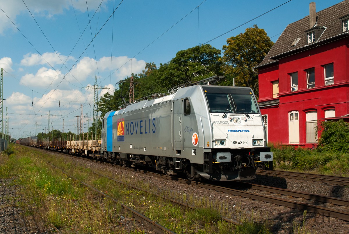186 431-3  Nayla  in Ratingen Lintorf am 11.09.2015