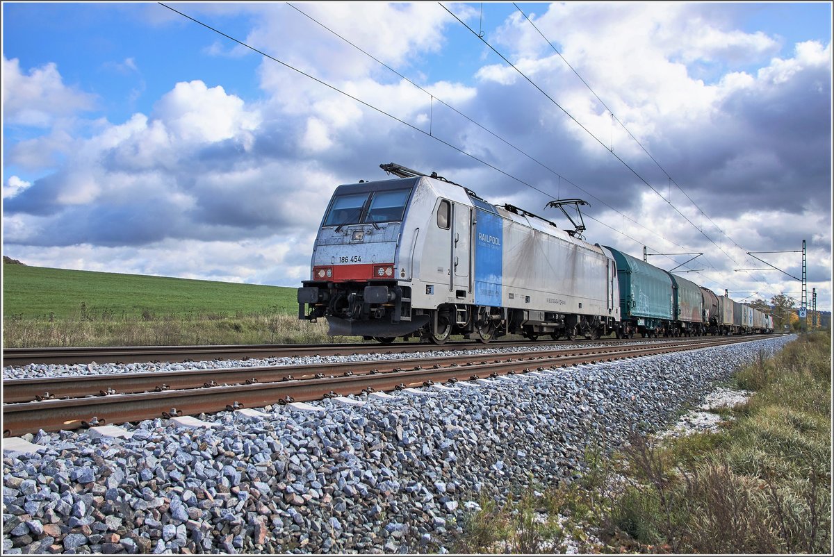 186 454-5 - Mitteldachstetten - 16.10.2019
