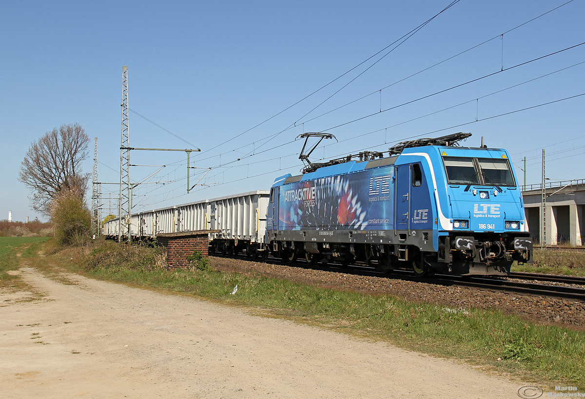 186 941 bei Porz Wahn am 04.04.2020