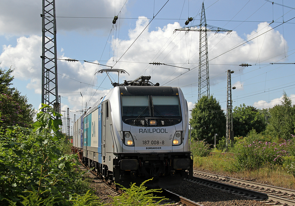 187 008 in Hürth-Kalscheuren am 06.08.2017