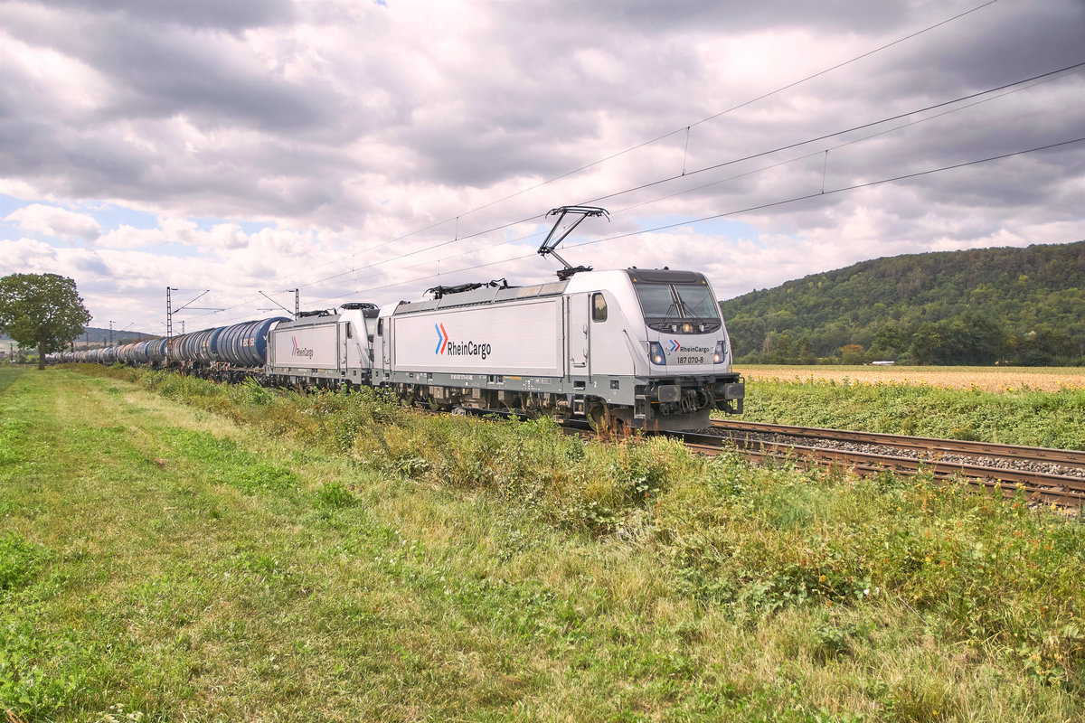 187 070-8 +187 077-3 / Retzbach-Zellingen / 26.08.2020
