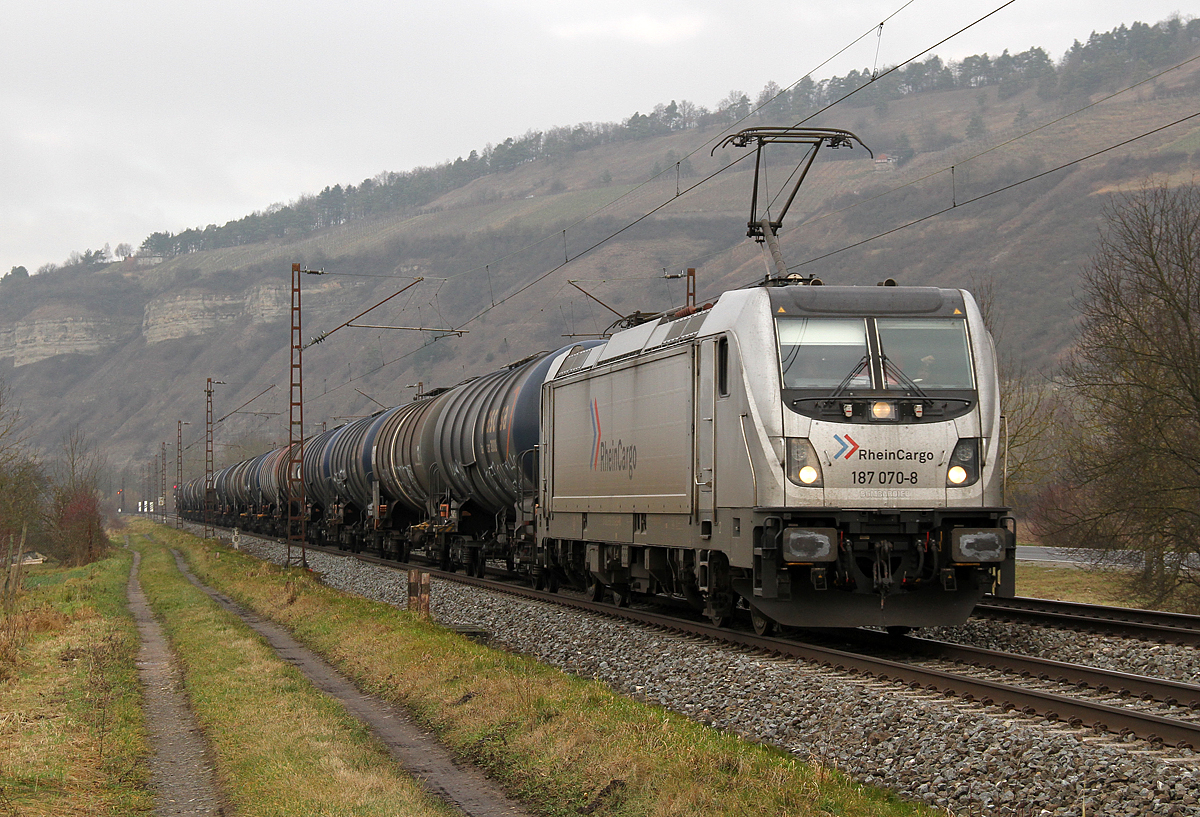 187 070 in Thüngersheim am 11.01.2018