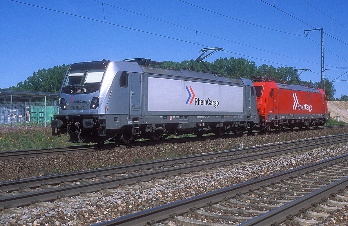 187 075 + 185 584  Graben - Neudorf  15.05.19