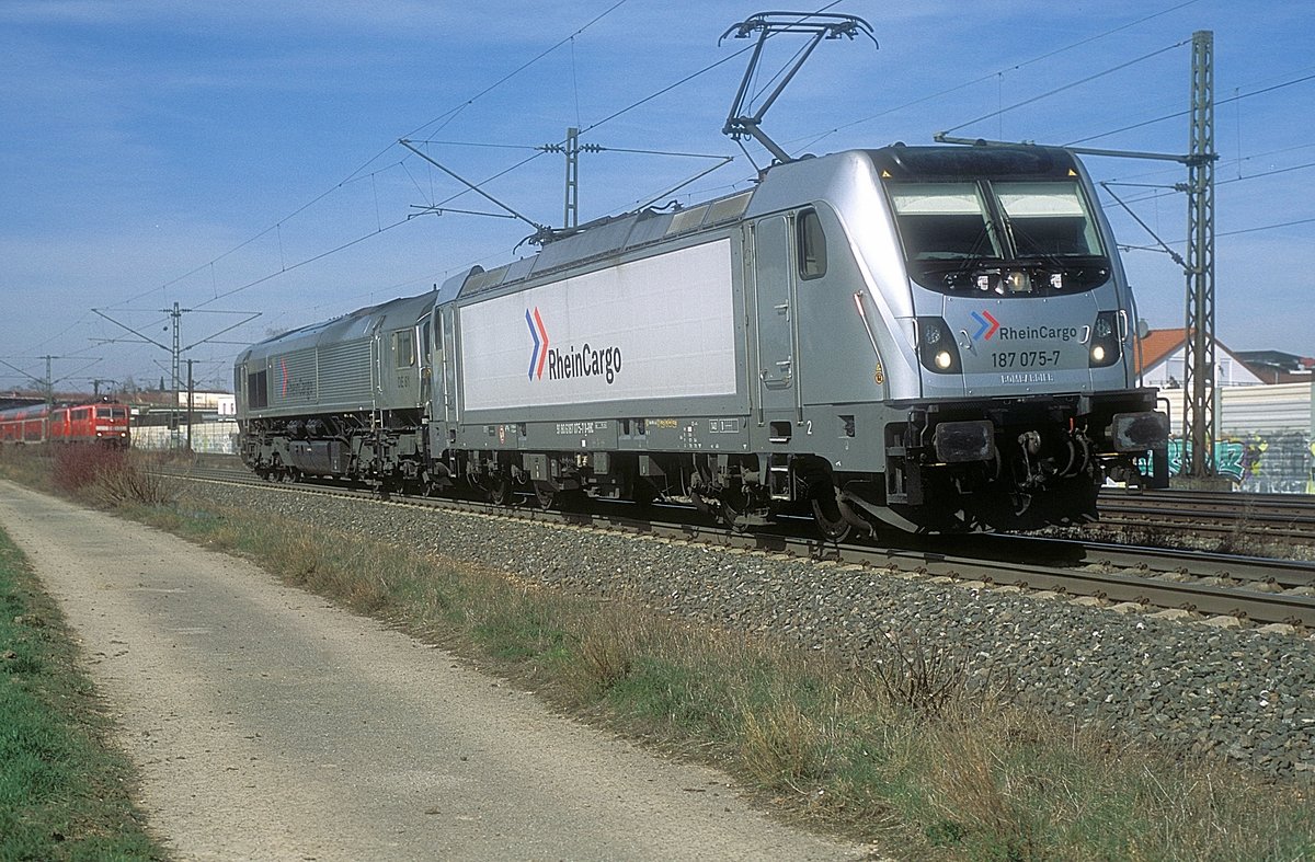 187 075 + DE 61  Tamm  22.03.19