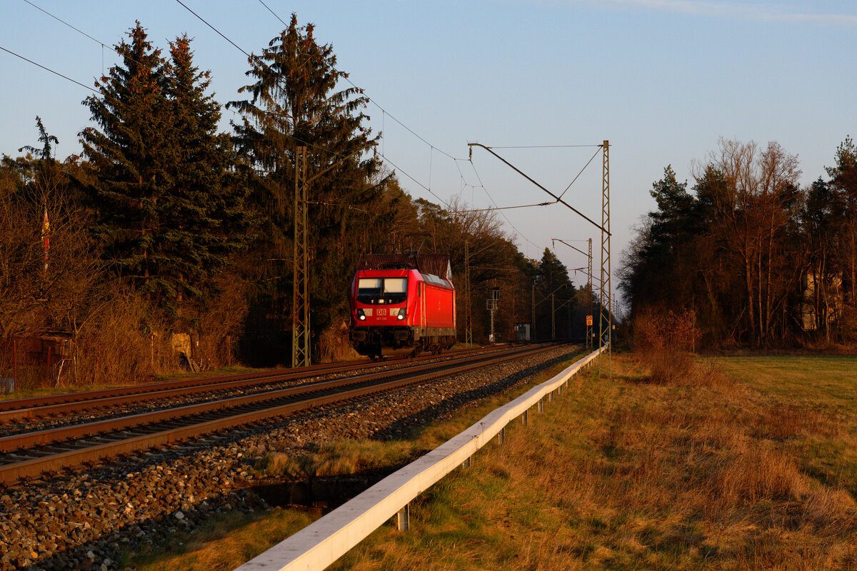 187 139 DB Cargo als Lz aus Nürnberg Rbf kurz vor Bamberg, 24.03.2021