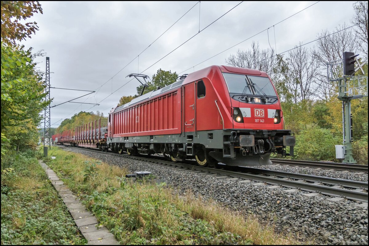 187 143-3 gesehen am 20.10.2021 in Vollmerz