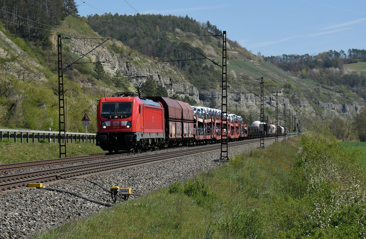 187 149 am 22.04.21 bei Karlstadt am Main