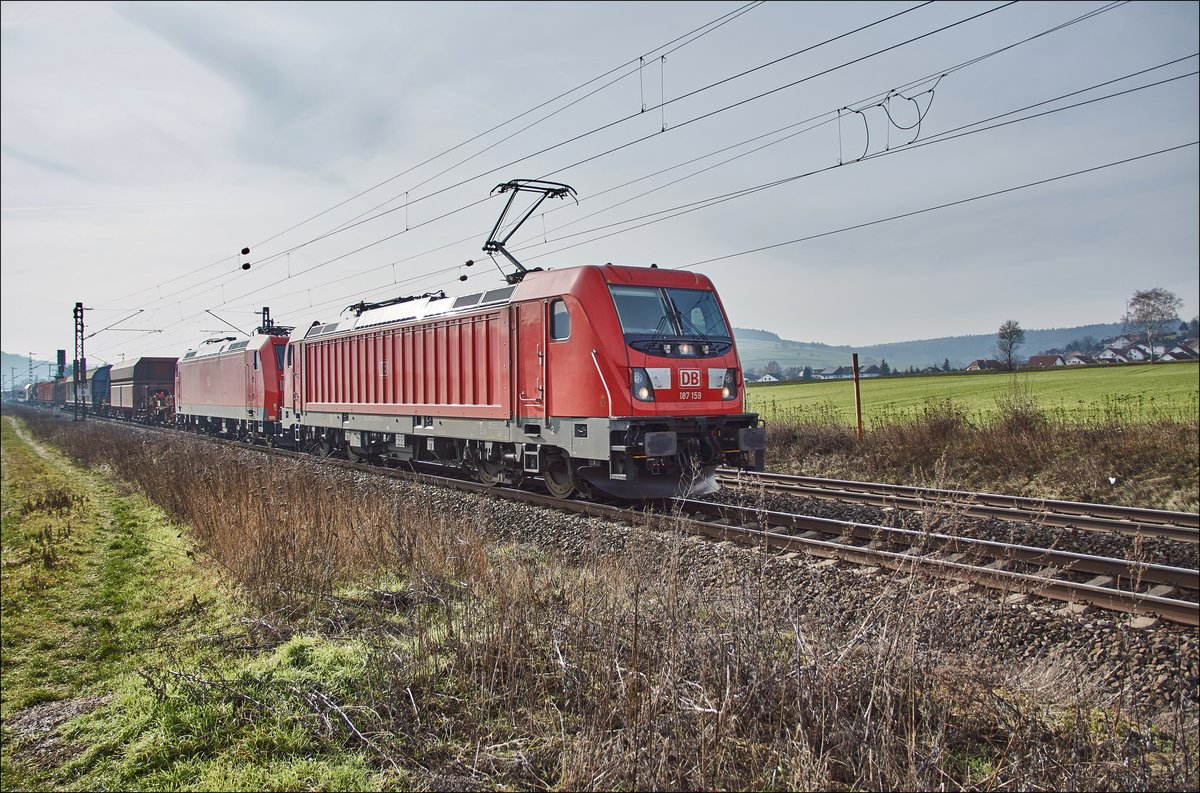 187 159 + 185 083-3 / Reilos / 06.02.2019