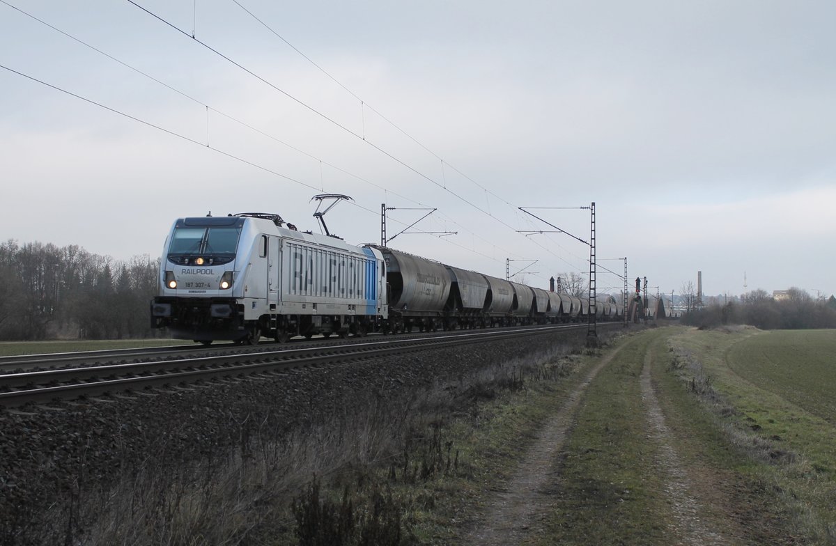 187 307-4 Railpool bei Elze am 02.02.2017