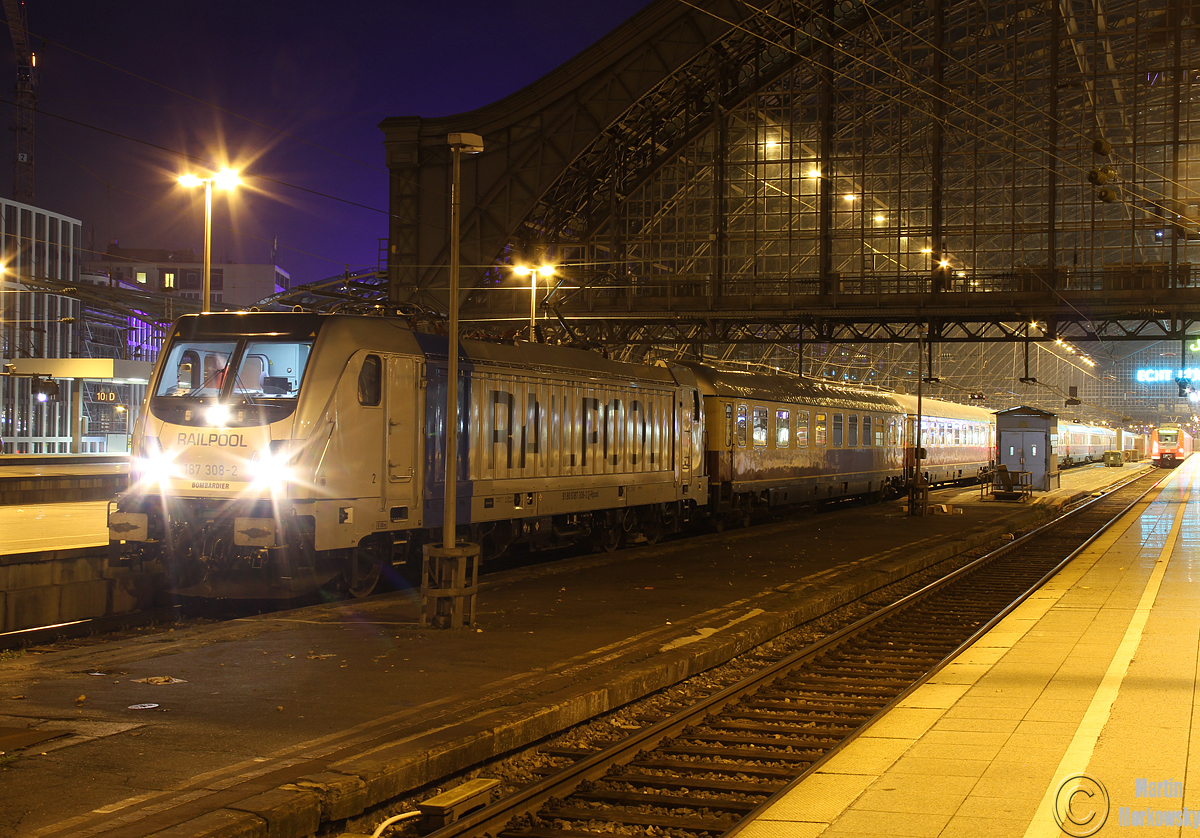 187 308 in Köln Hbf am 26.11.2016