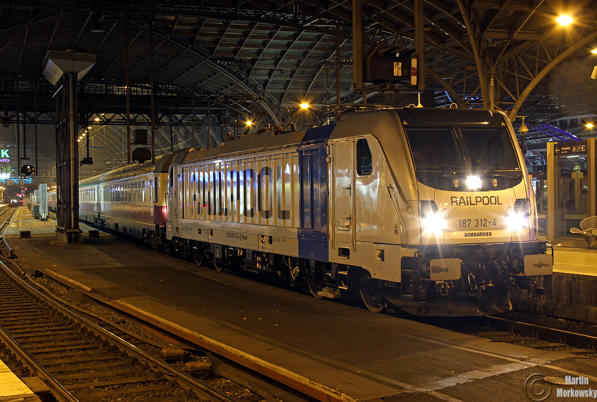 187 312 in Köln Hbf am 26.11.2016
