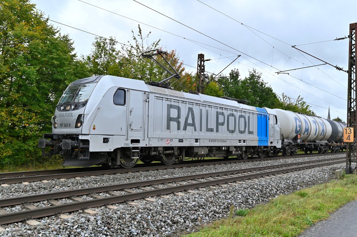187 343 mit einem Öler gen Karlstadt in Thüngersheim.5.10.2021