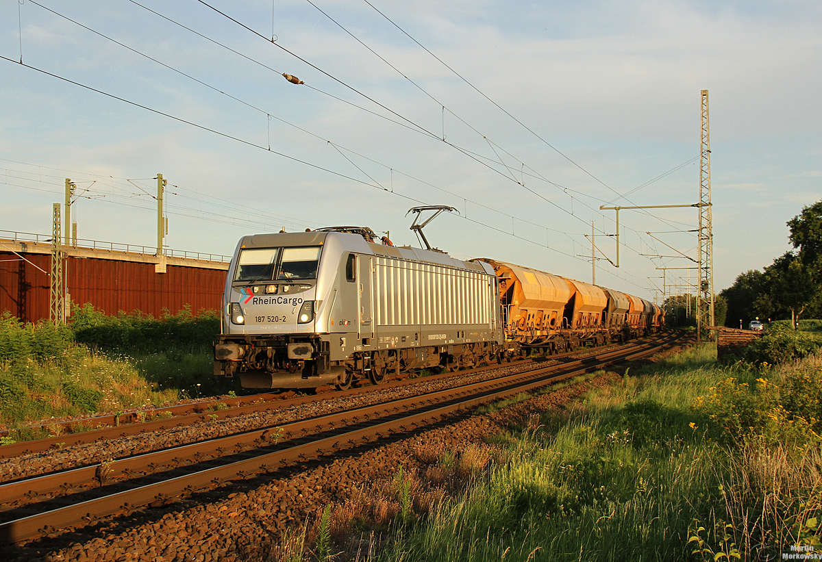 187 520 RHC bei Porz Wahn am 20.07.2020