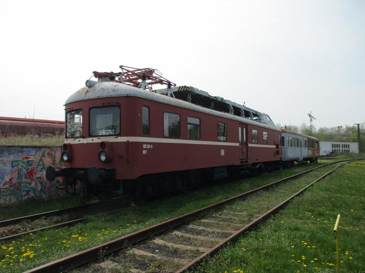 188 201,am 30.April 2022,im Eisenbahnmuseum Weimar.