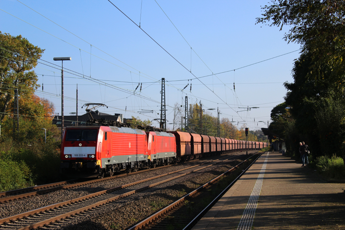 189 033 + 189 039 am 31.10.2015 in Hilden