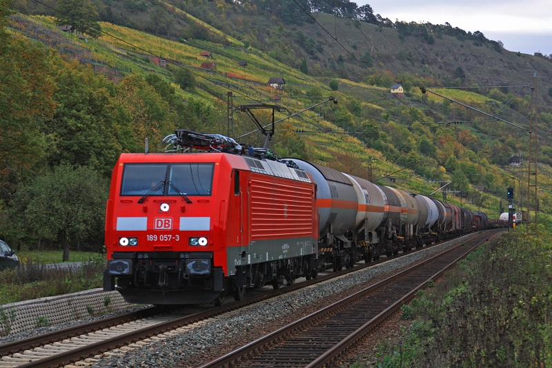 189 057 am 23.10.14 in Gambach gen Gemünden