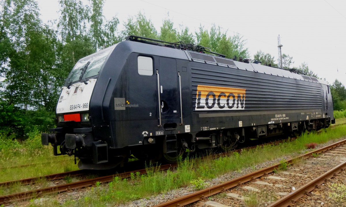 189 098-7  wird am 27.05.2014  in Schwarzkollm abgestellt