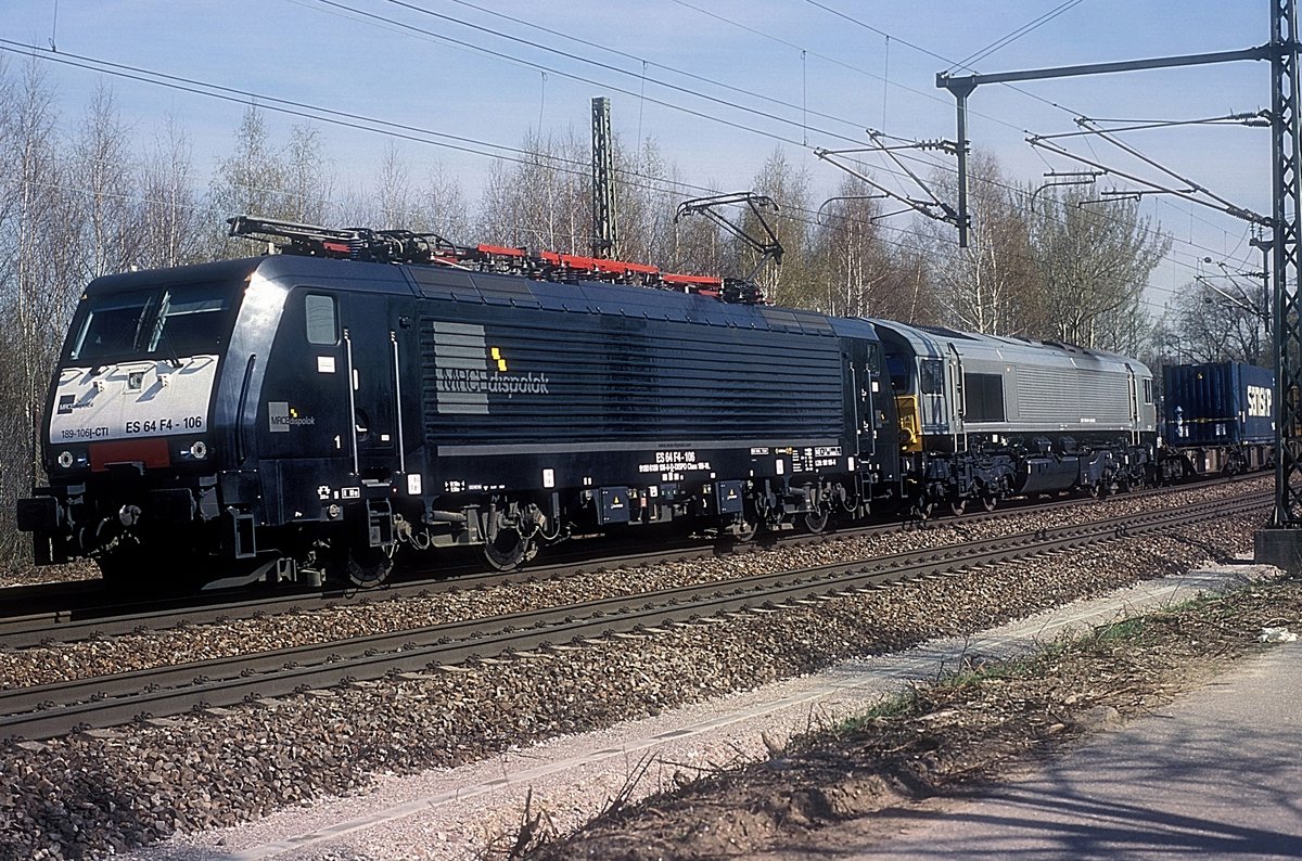 189 106 + 266 041  Karlsruhe Rbf  27.03.12