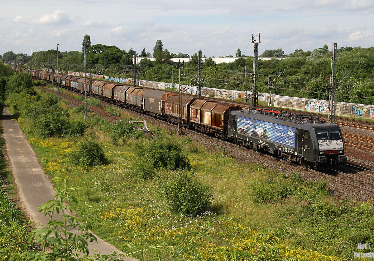 189 281  MRCE/TX   bei Porz(Rhein) am 29.06.2016
