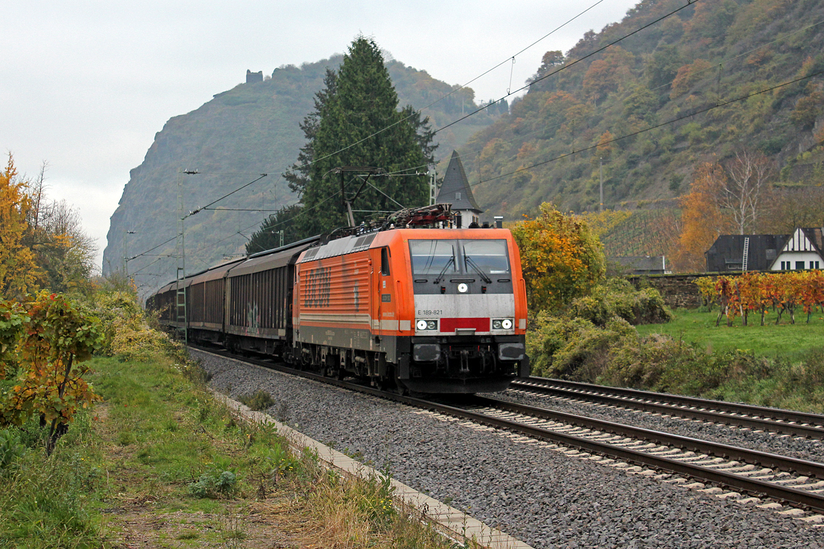 189 821 / Locon 502 am 16.11.2013 bei Hammerstein