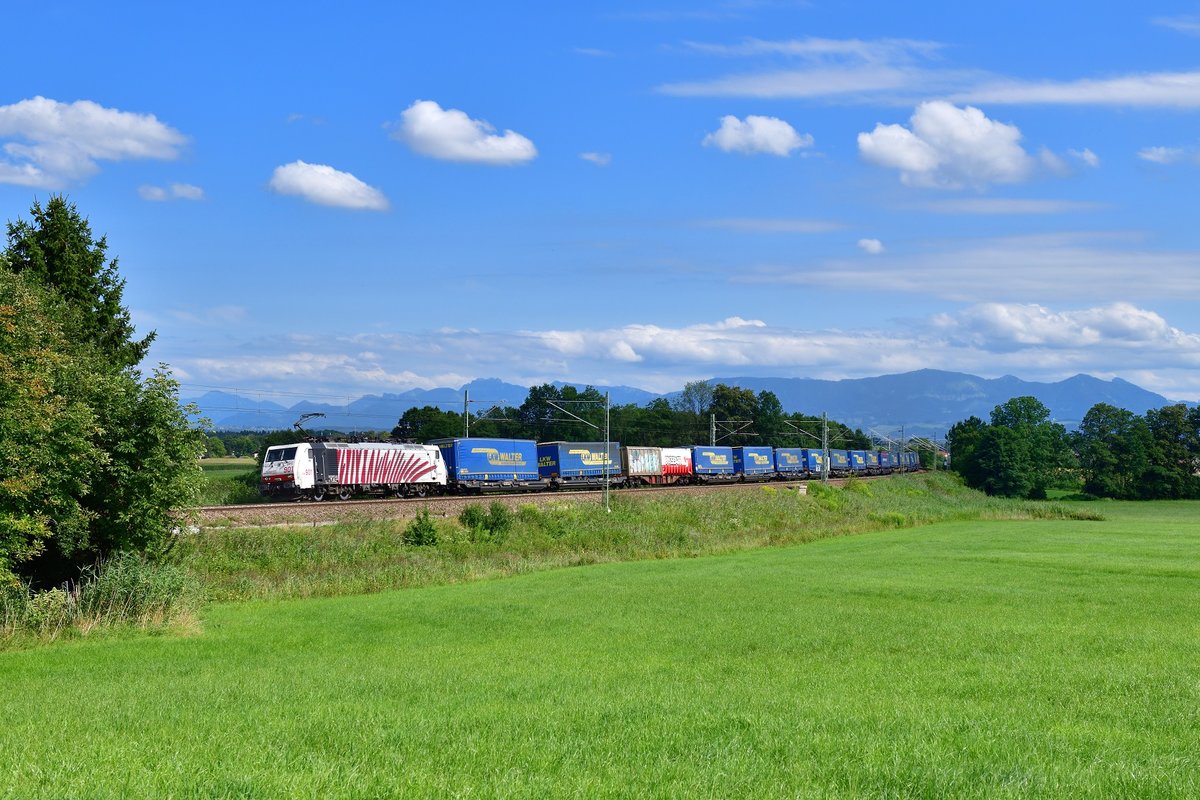 189 901 mit DGS 43130 am 01.08.2019 bei Rann. 