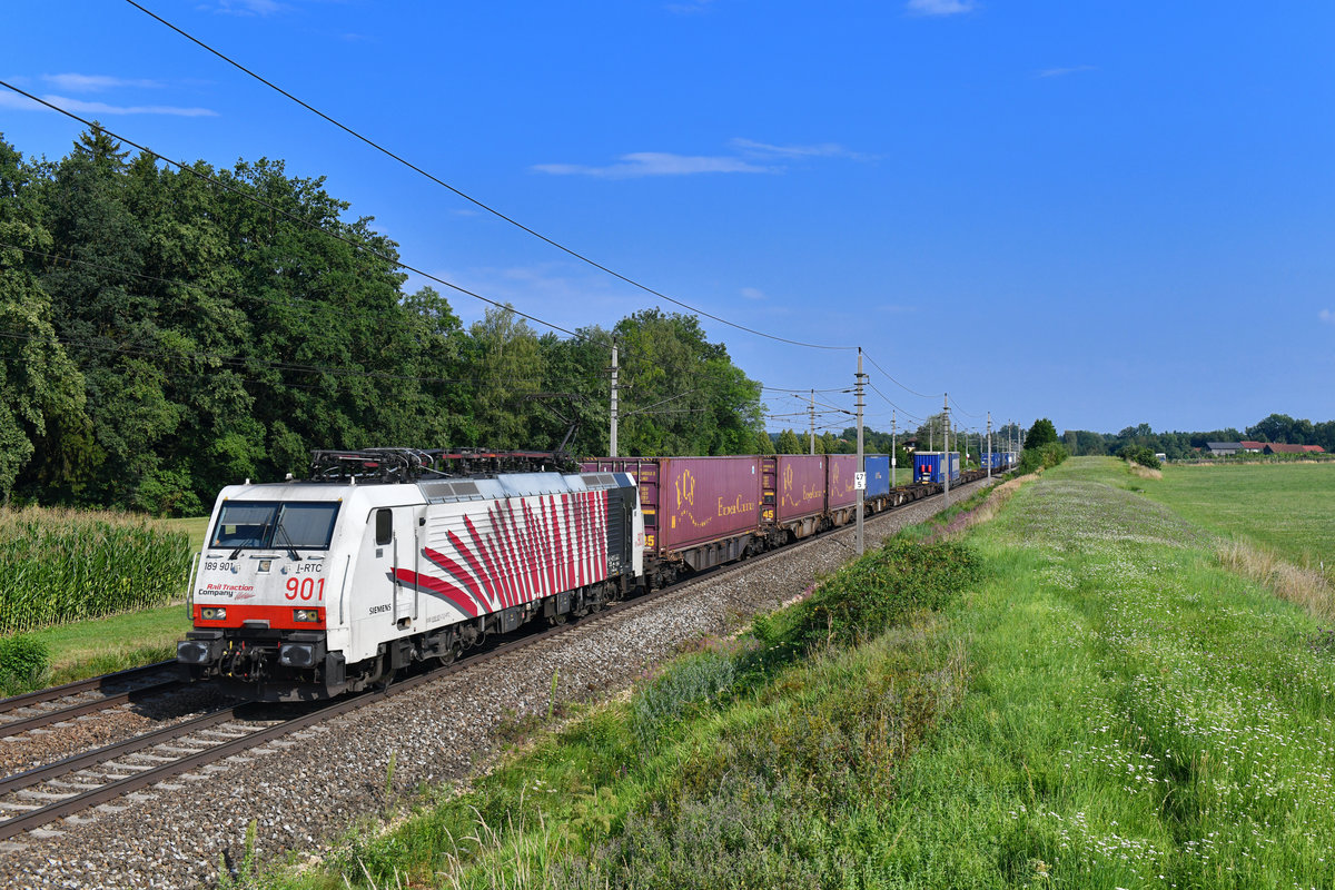 189 901 mit TEC 41850 am 30.07.2018 bei Andorf.
