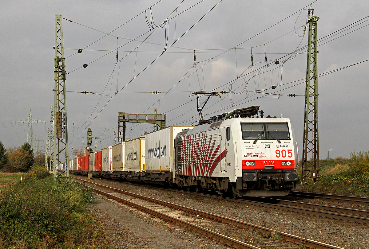 189 905  Lokomotion  bei Brühl am 06.11.2017