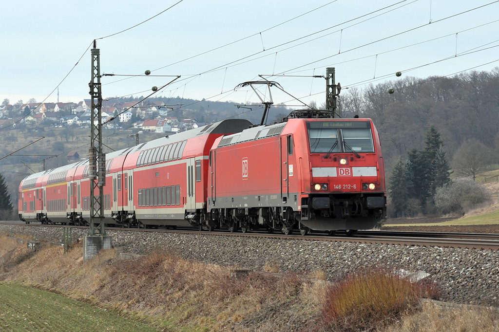 19.02.2017 Streckenabschnitt Uhingen 146 212-6