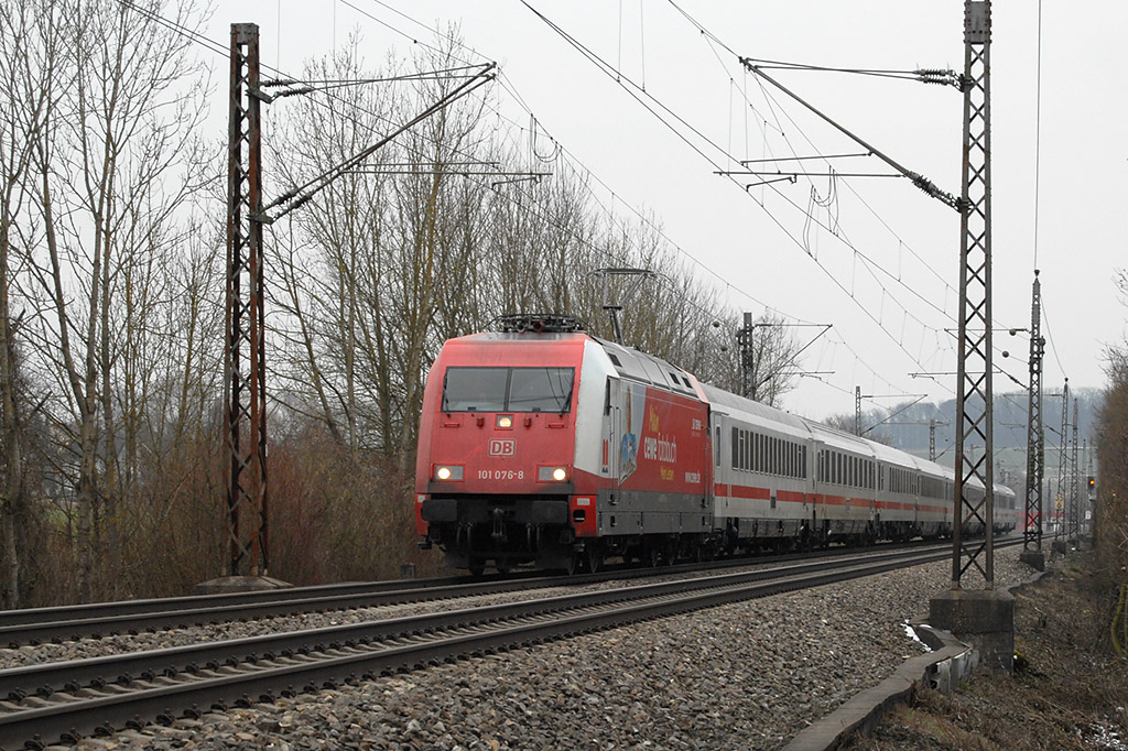 19.03.2018 Streckenabschnitt Uhingen 101 076-8