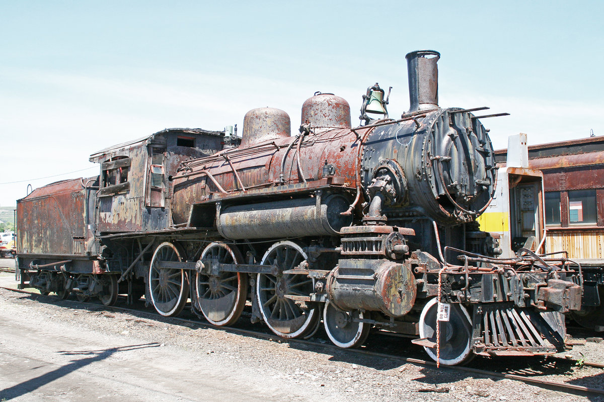 1905 Brooks Locomotive Works 4-6-0 No. 44  Nickel Plate Route . Aufgenommen am 21. Mai 2018 in der Steamtown in Scranton, Pennsylvania / USA.