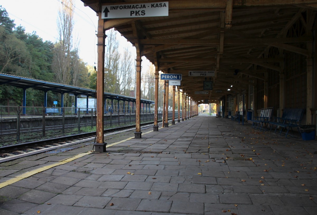 19.10.2014 Misdroy, Hausbahnsteig