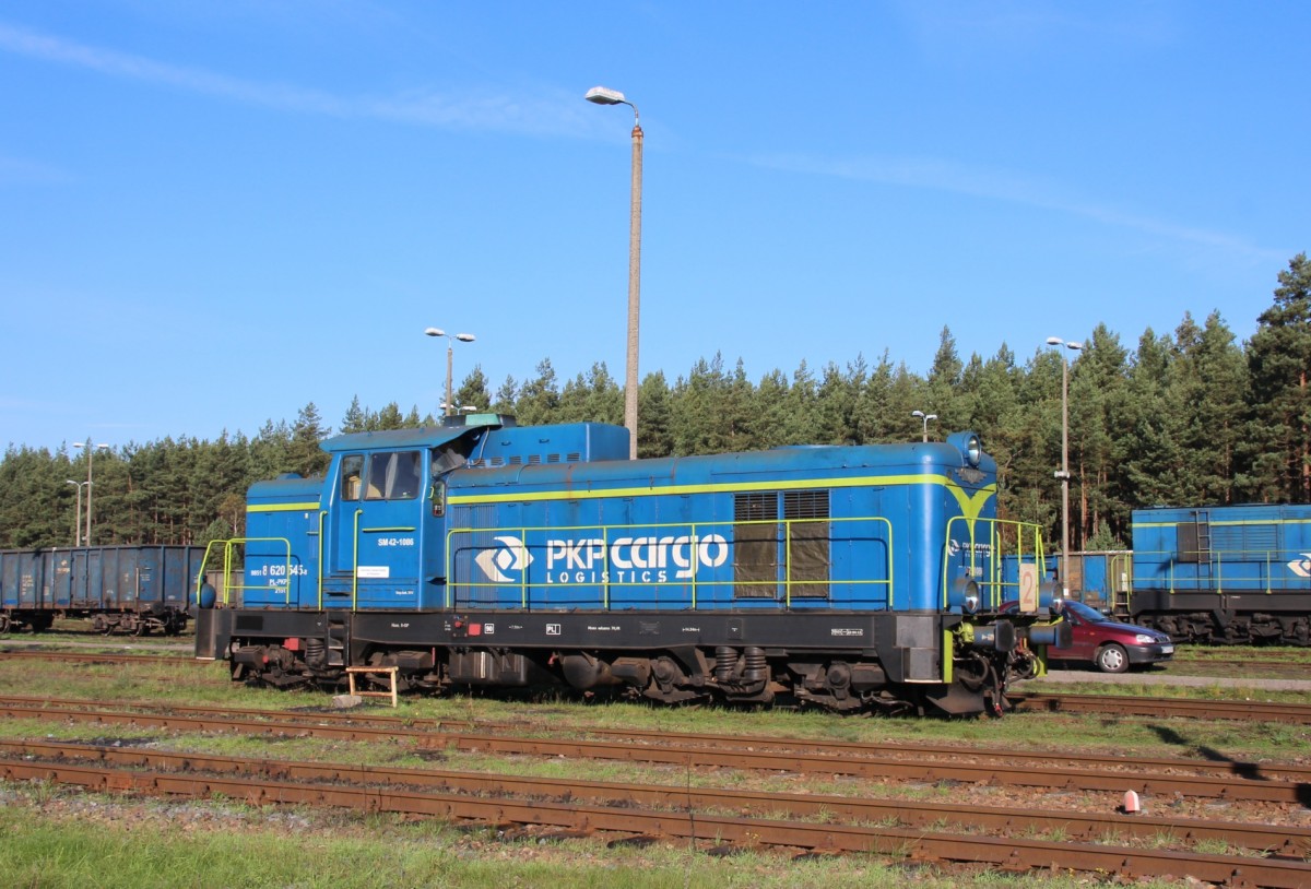 19.10.2014 Swinemünde Rangierbahnhof. SM 42-1086