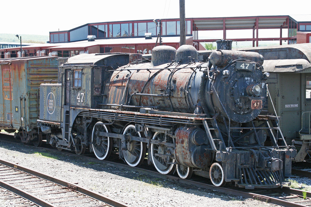 1914 American Locomotive Company 4-6-4T No. 47  Canadian National . Aufgenommen am 21. Mai 2018 in der Steamtown in Scranton, Pennsylvania / USA.