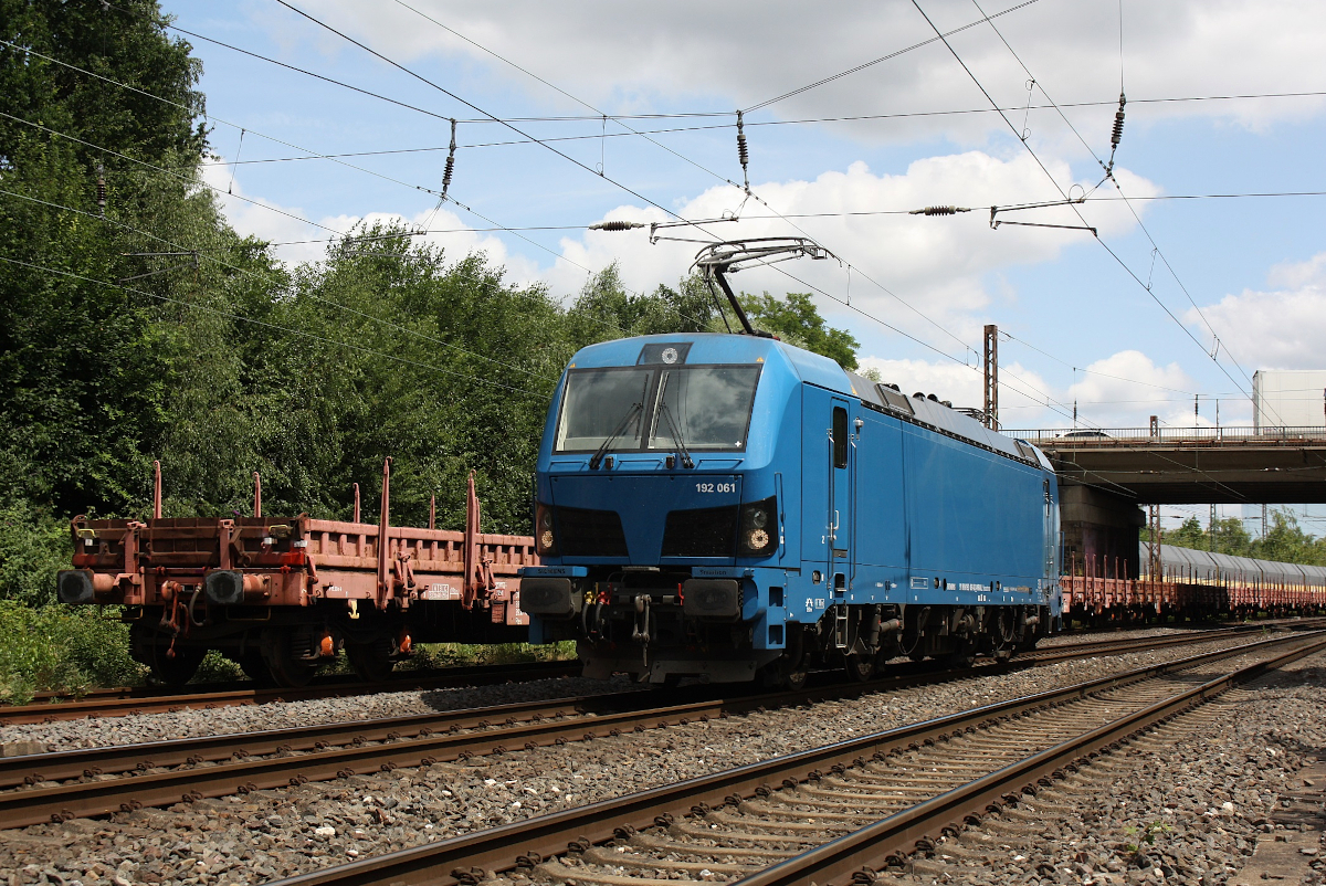 192 061 Northrail am 30.06.2023 auf der Hamm-Osterfelder Strecke in Datteln.