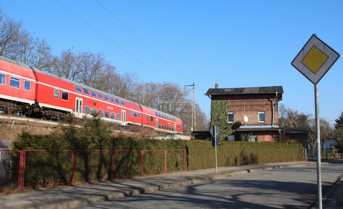 19.2.2015 ehem. Bahnwärterhäuschen in Zepernick